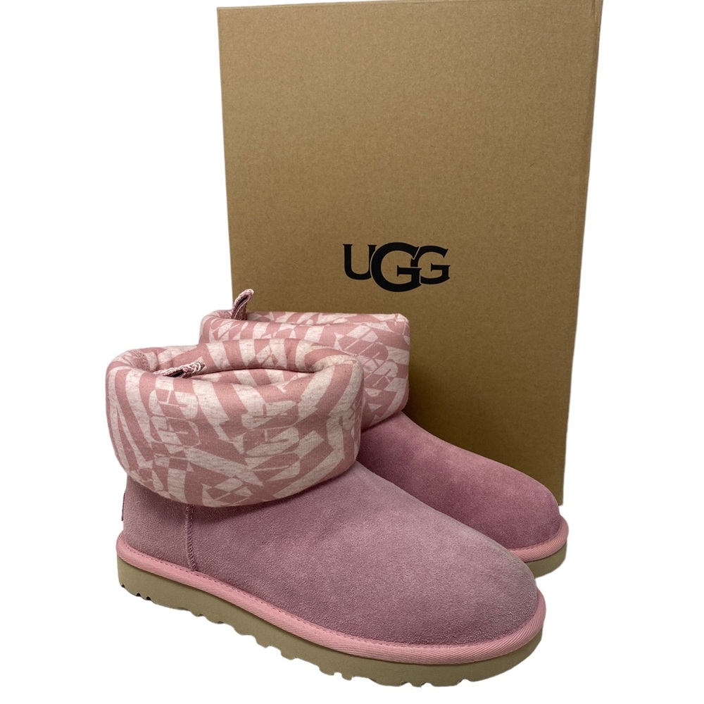 UGG Classic Mini Women Boot Pink 1136674 BLUS used - Picture 5 of 9